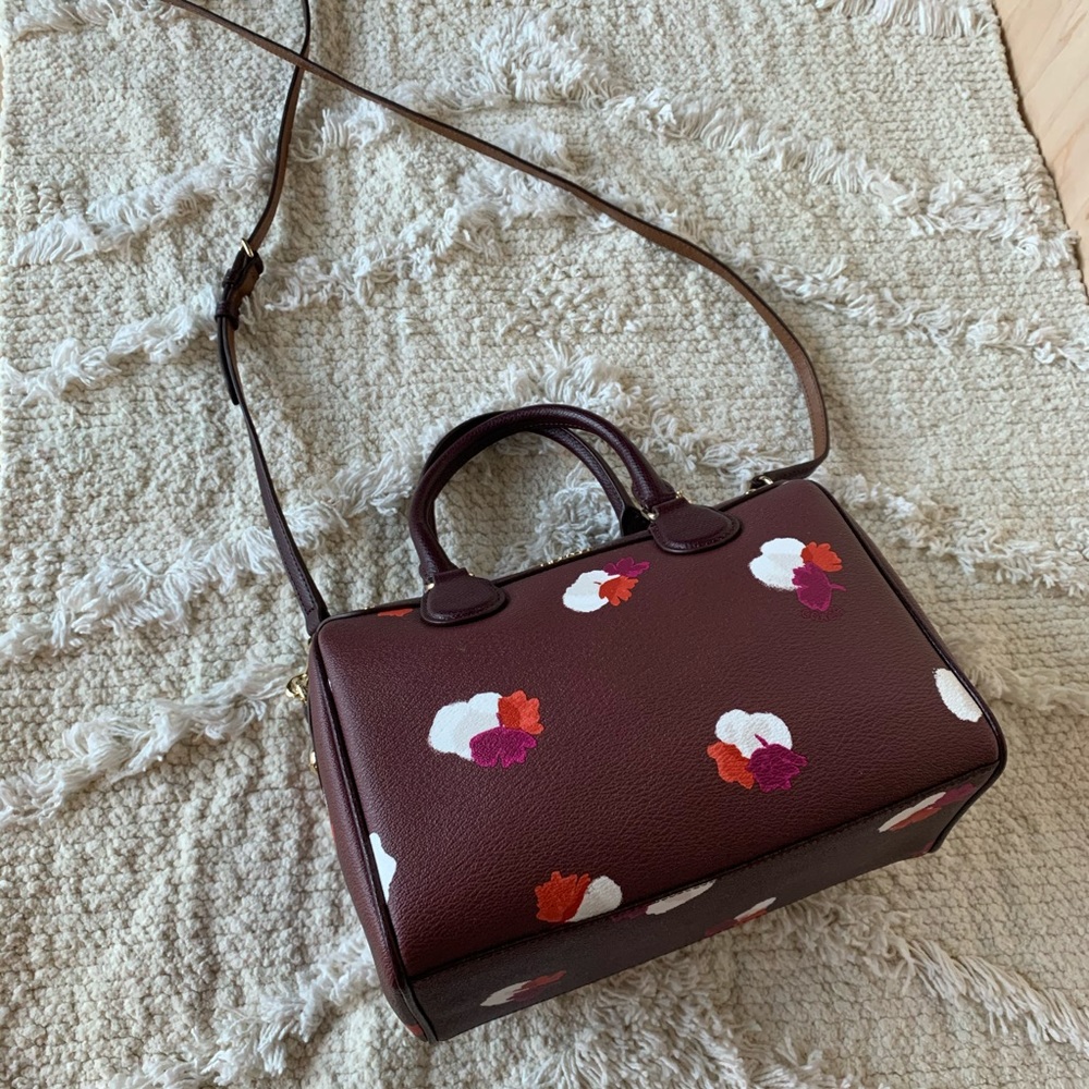COACH MINI BENNETT SATCHEL BAG FIELD FLORA PRINT